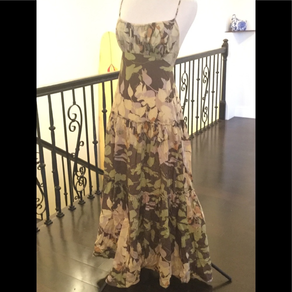 BCBG floral maxi dress